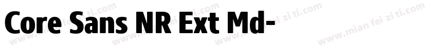 Core Sans NR Ext Md字体转换